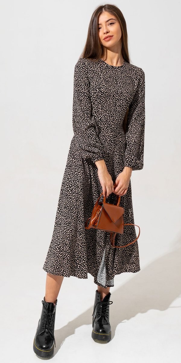 Polka Dot Dress with Cap