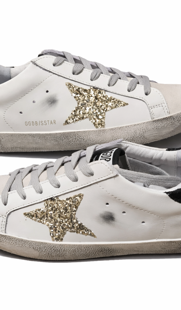 Sneakers Golden Style – Stella Glitter Oro