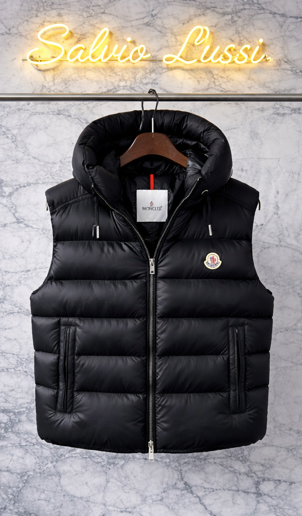 Moncler Smanicato imbottito Cardamine con cappuccio