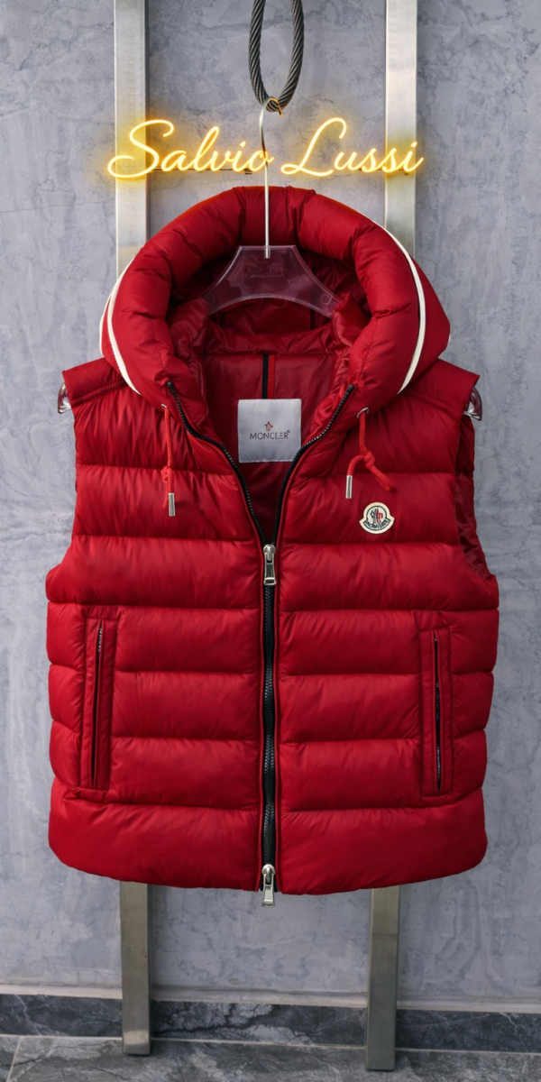 Moncler Smanicato imbottito Cardamine con cappuccio